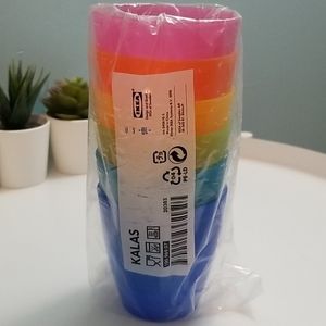 IKEA plastic cups 6 NWT